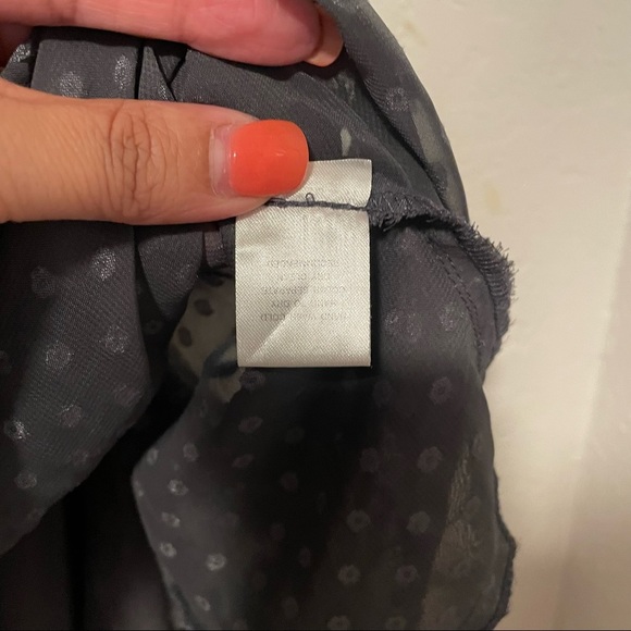 Daniel Rainn Women's Gray Polka Dot Shirt Size Medium - Picture 7 of 8